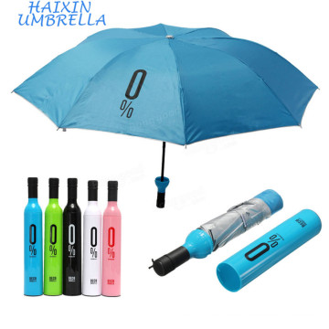 Porte Cadeau Paraguas Personalizados Belle Imprimé Design Votre Propre Compagnie Publicité Logo Personnaliser Bouteille Parapluie